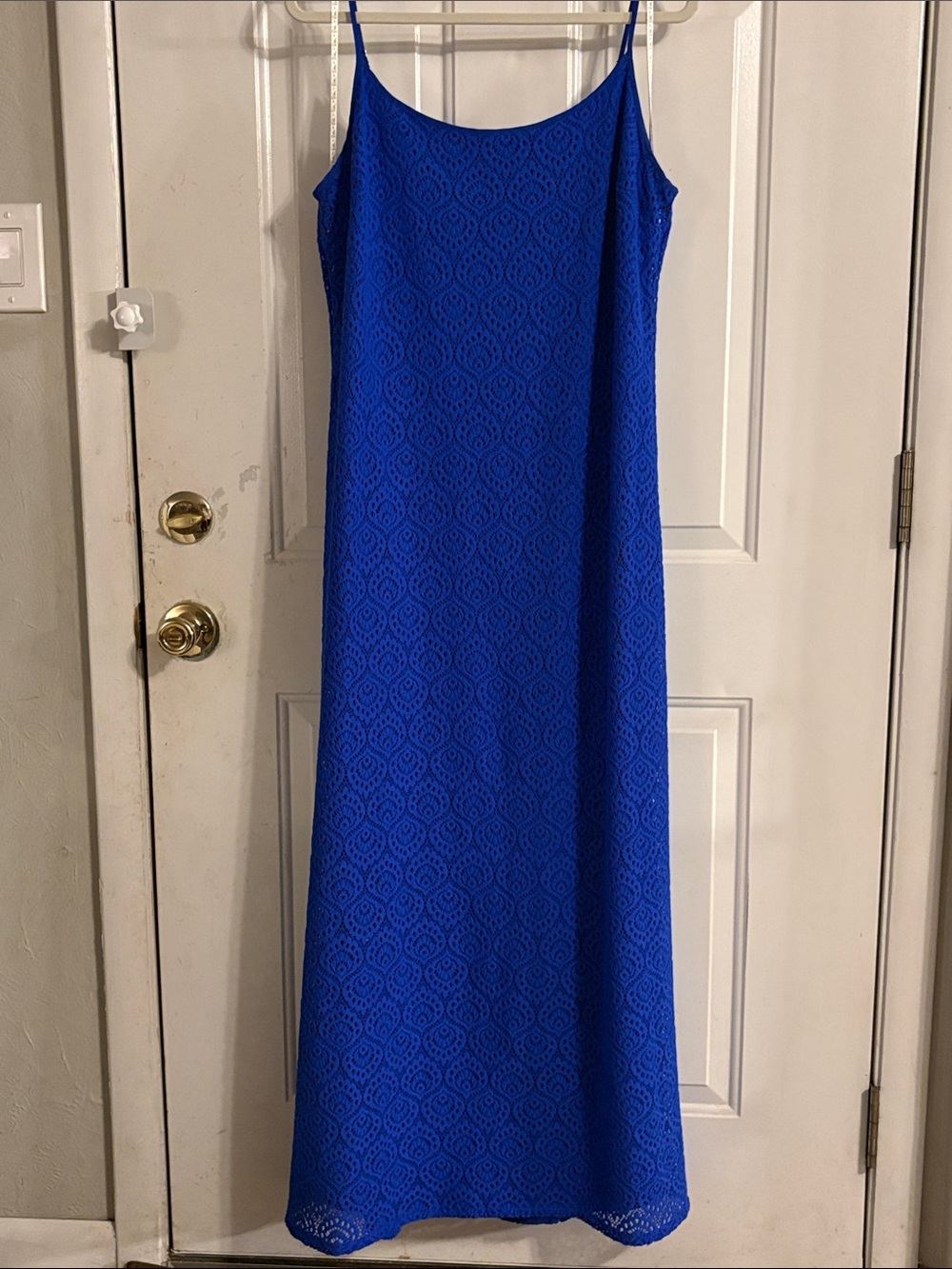 Lilly Pulitzer Cobalt Blue Lace Maxi Dress